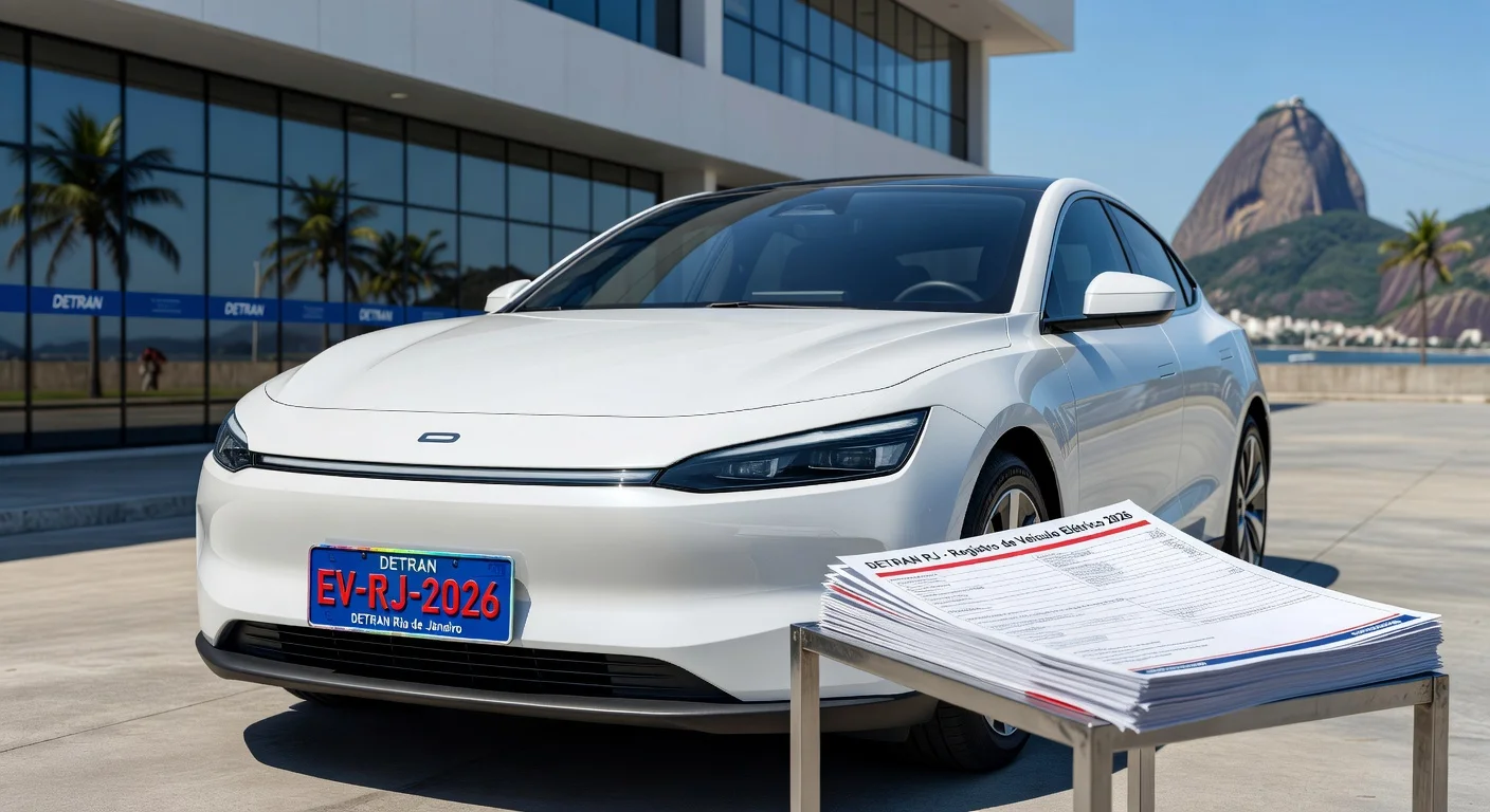 Emplacamento de Carro Elétrico em Rio de Janeiro 2026: Custo