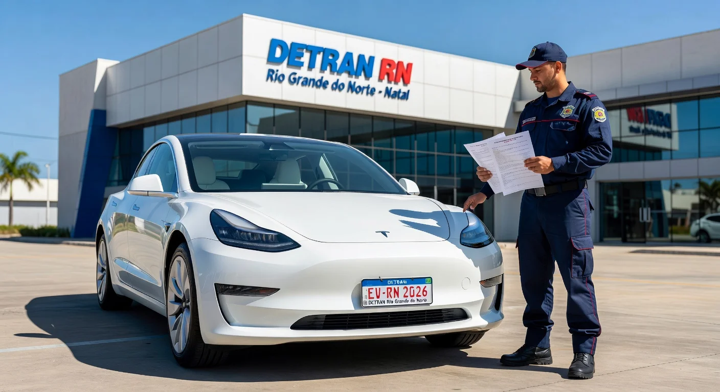 Emplacamento de Carro Elétrico em Rio Grande do Norte 2026: Custo