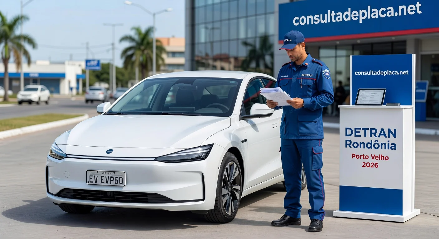 Emplacamento de Carro Elétrico em Rondônia 2026: Custo