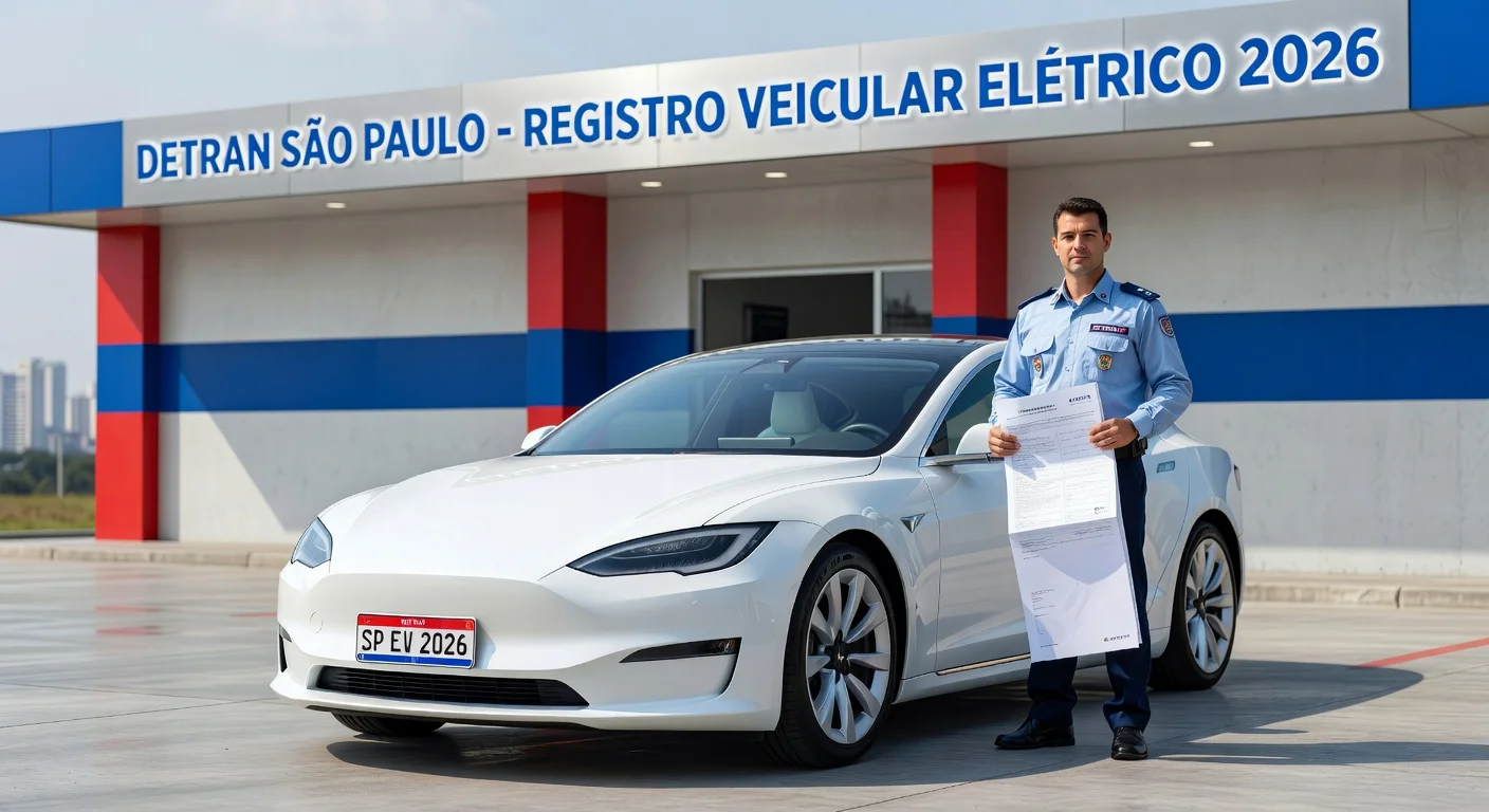 Emplacamento de Carro Elétrico em São Paulo 2026: Custo