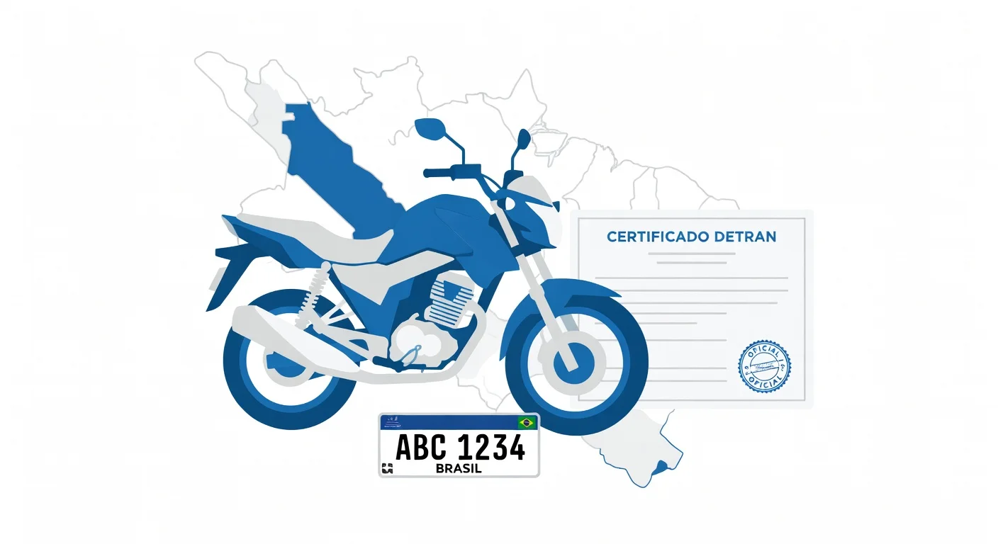 Emplacamento de moto Acre 2026: documentos, custo e passo a passo