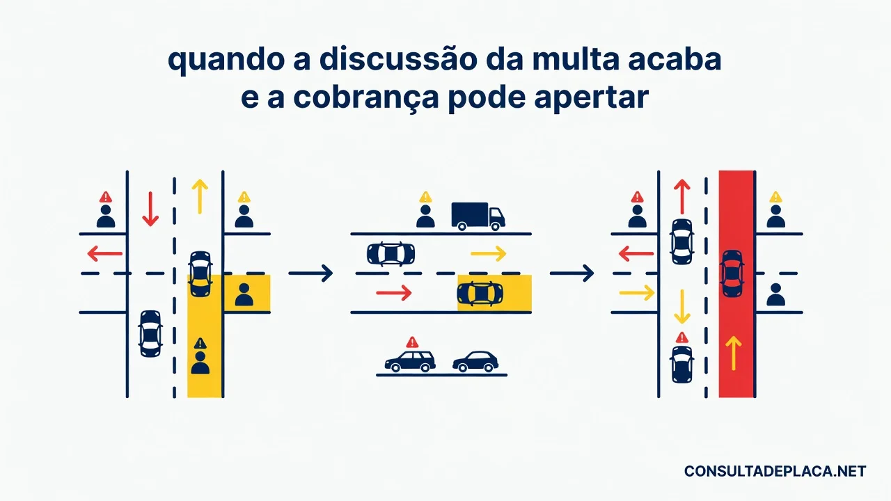 Artigo 290 do CTB: quando a discussão da multa acaba e a cobrança pode apertar