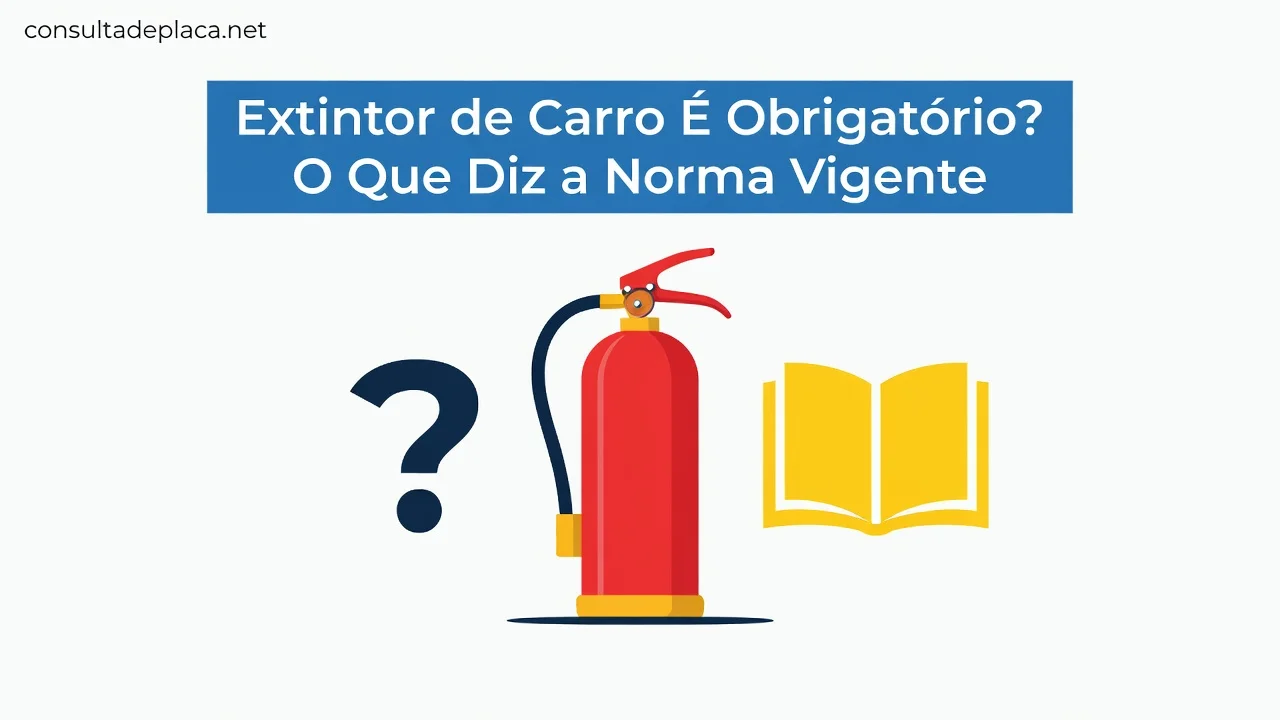 Extintor de Carro E Obrigatorio? O Que Diz a Norma Vigente