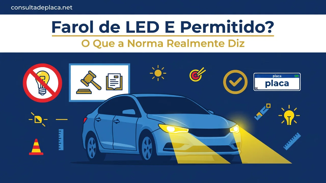 Farol de LED E Permitido? O Que a Norma Realmente Diz