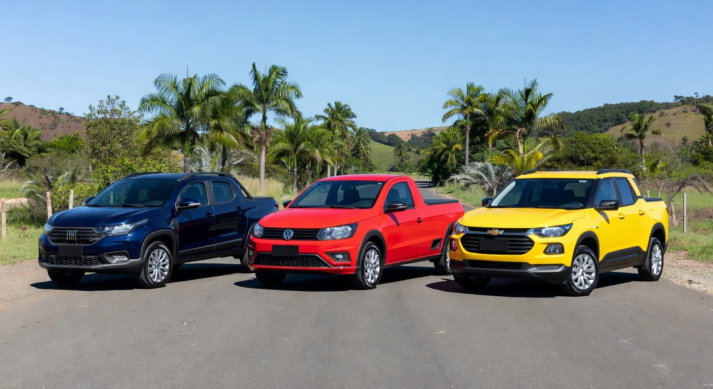 Fiat Strada vs VW Saveiro vs Chevrolet Montana: Qual Picape Comprar em 2026?