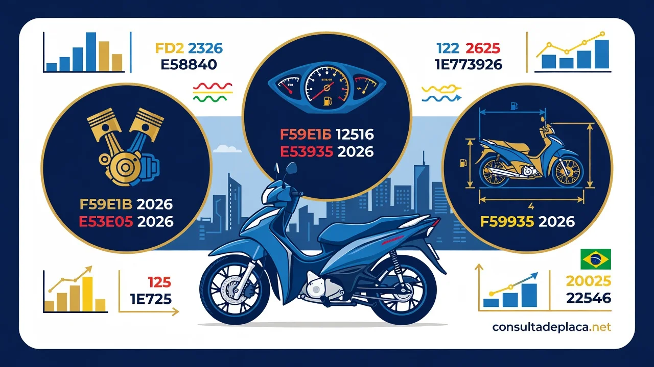 Ficha Técnica Honda Biz 125 2026: Motor e Consumo