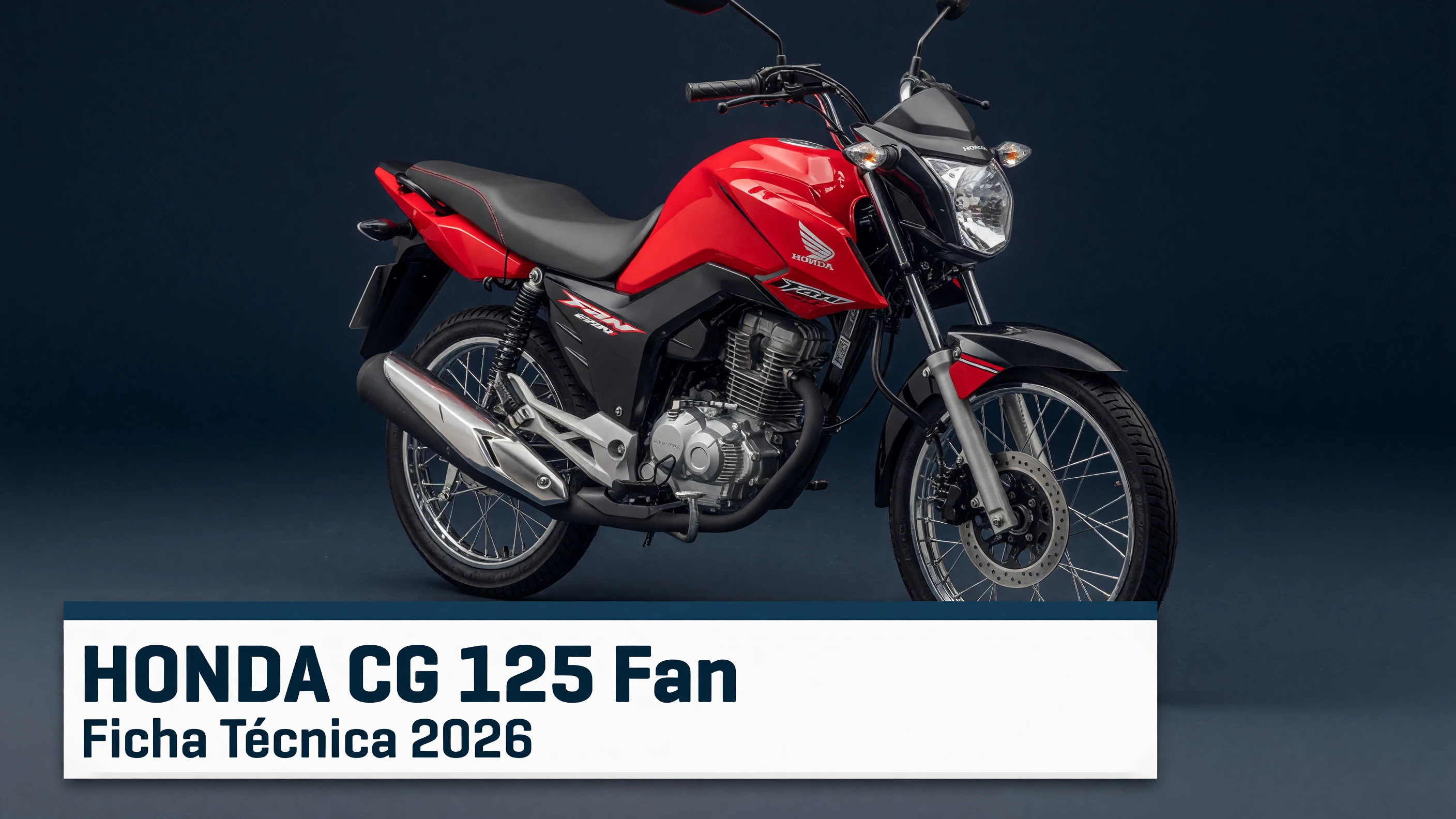 Ficha Técnica Honda CG 125 Fan 2026: Motor e Specs
