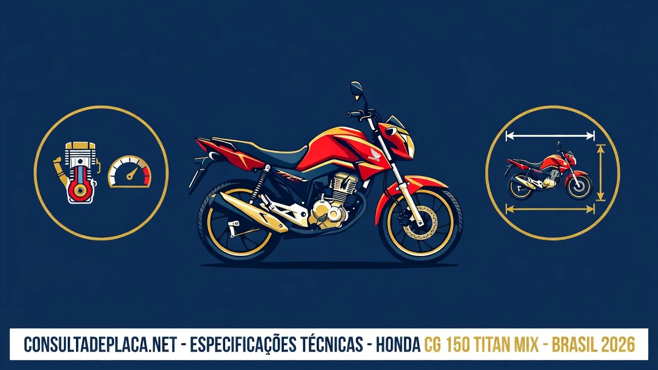 Ficha Técnica CG 150 Titan Mix 2026: A Primeira Moto Flex