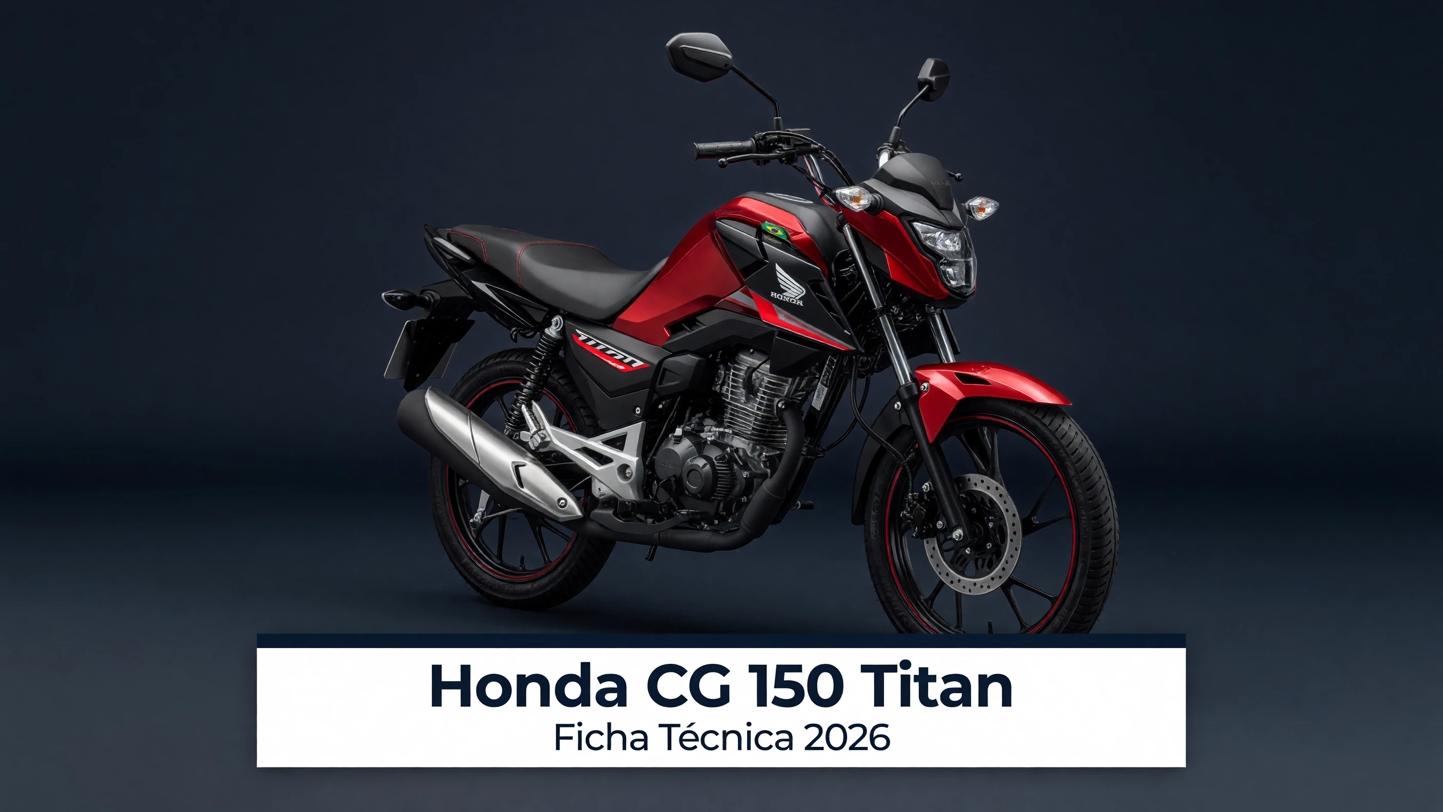 Ficha Técnica Honda CG 150 Titan 2026: Motor e Consumo