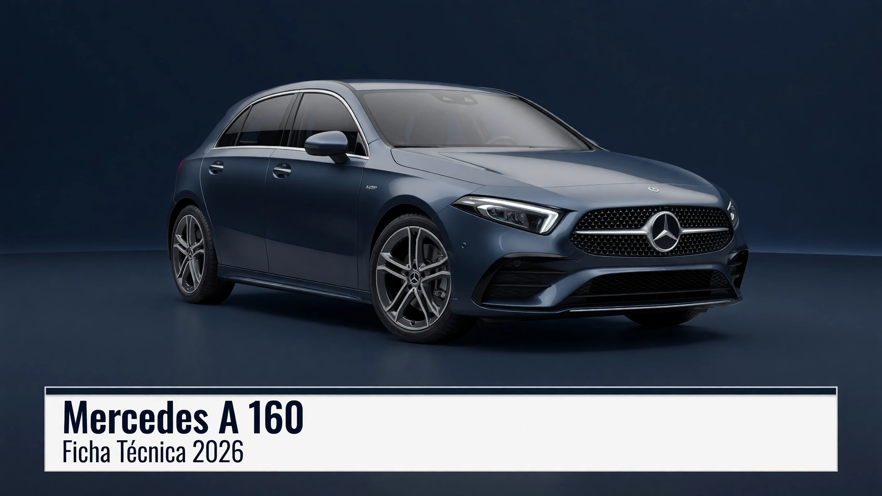 Ficha Técnica Mercedes A 160 2026: Motor, Consumo e Medidas