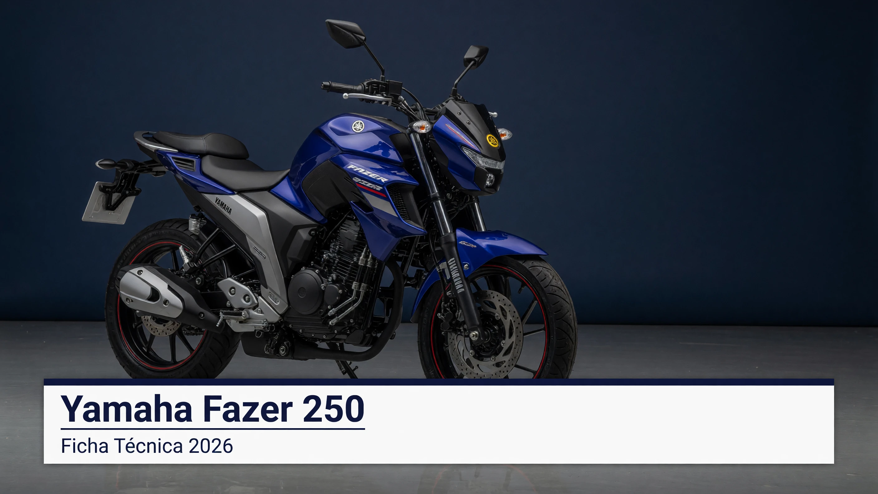 Ficha Técnica Yamaha Fazer 250 2026: Motor e Consumo