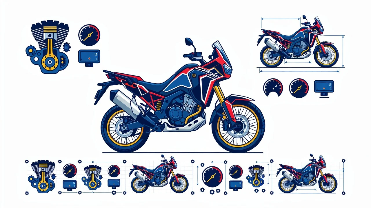 Ficha Técnica Africa Twin 2026: Motor, Peso e Versões CRF