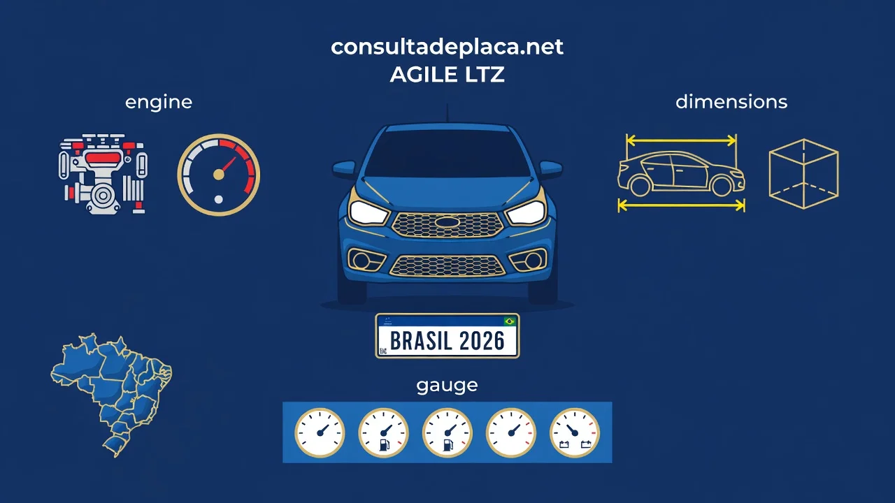Ficha Técnica Agile LTZ 2026: Motor, Câmbio Easytronic e Consumo
