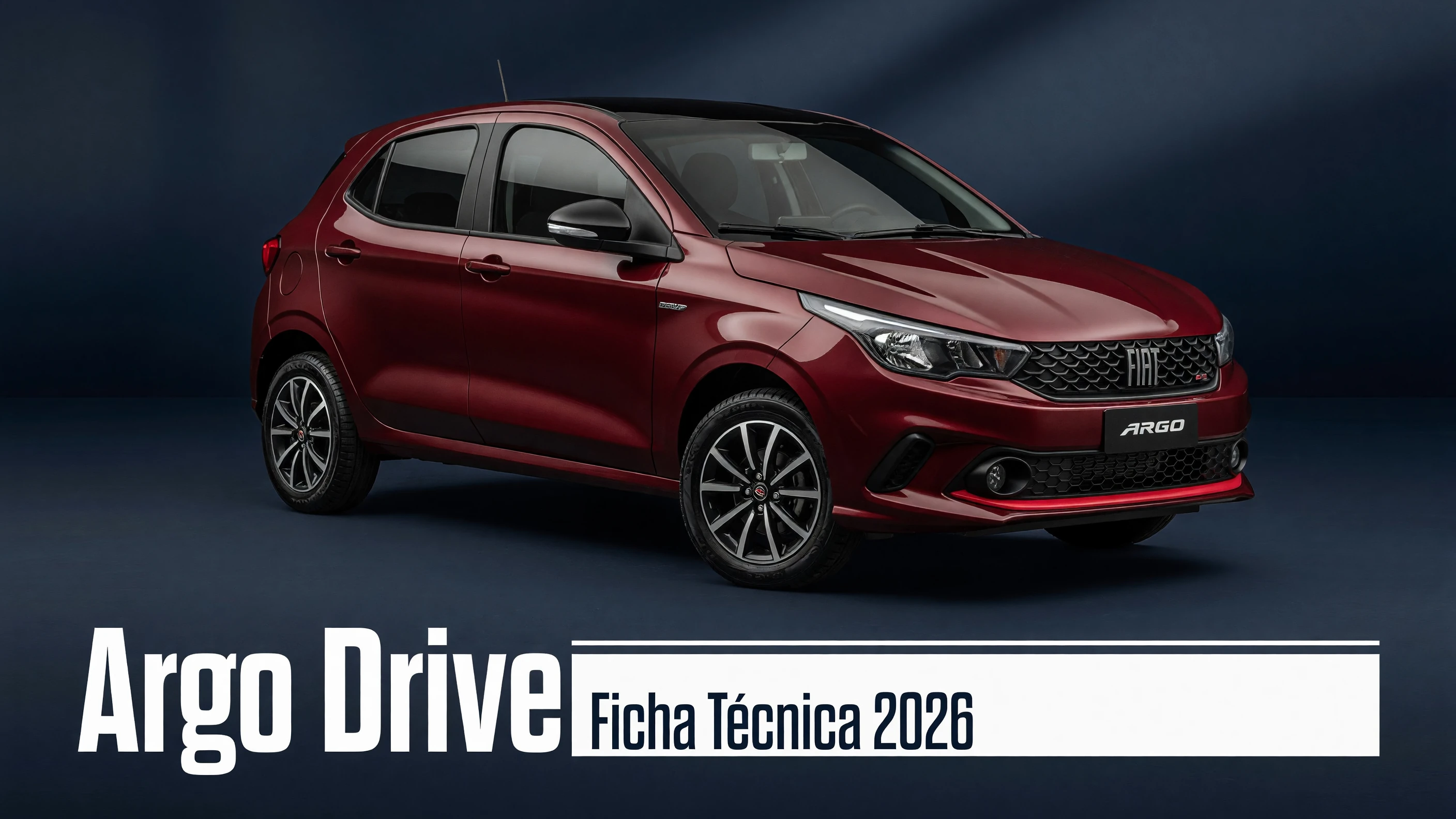 Ficha Técnica Argo Drive 2026: 1.0 e 1.3 Firefly, Consumo