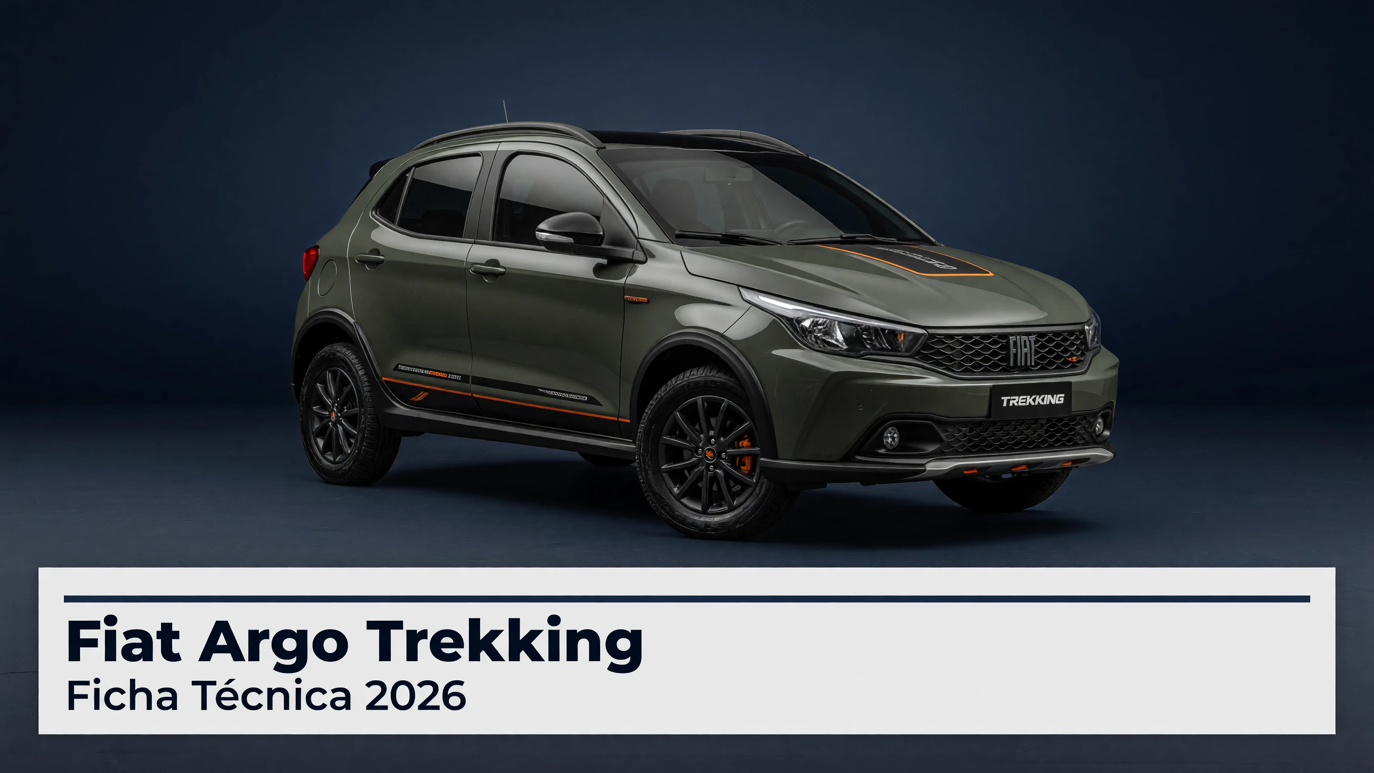 Ficha Técnica Fiat Argo Trekking 2026: Motor 1.3 e Dados
