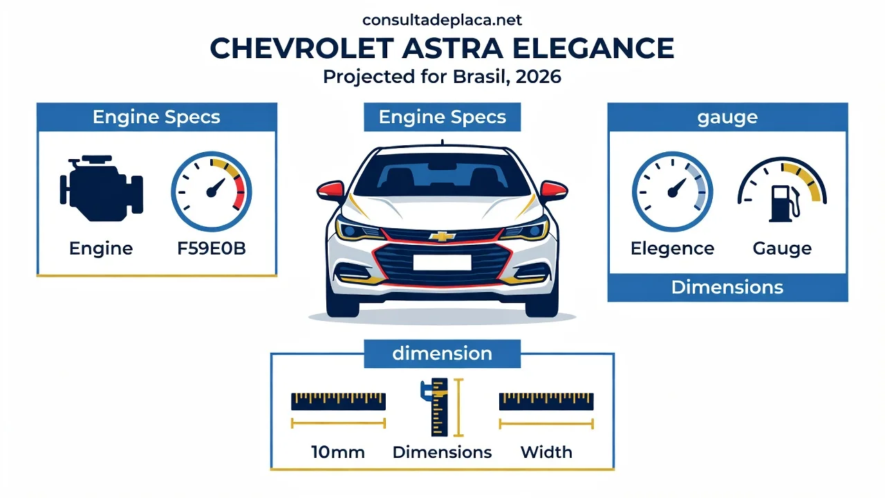 Ficha Técnica Astra Elegance 2026: Motor 2.0 Flex e Dados