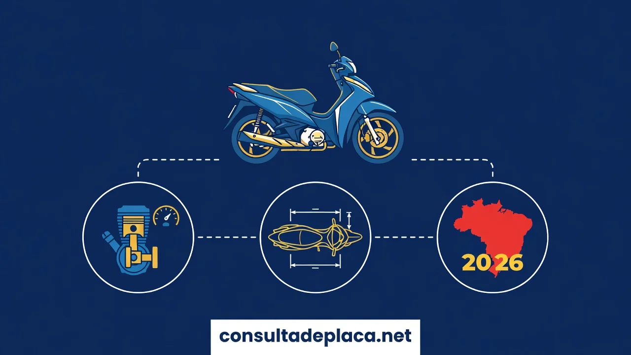 Ficha Técnica Honda Biz 110i 2026: Motor, Consumo e Freios