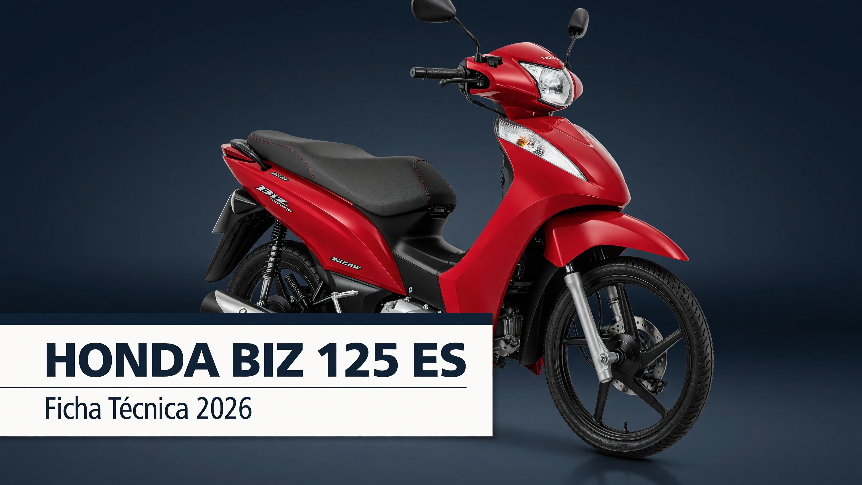 Ficha Técnica Honda Biz 125 ES 2026: Motor, Consumo e Medidas