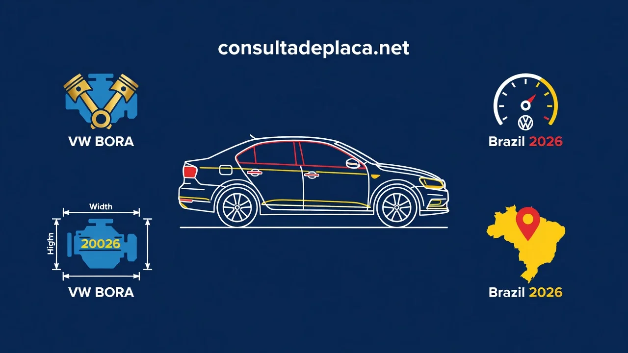 Ficha Técnica VW Bora 2026: Motor 2.0, Consumo e Desempenho