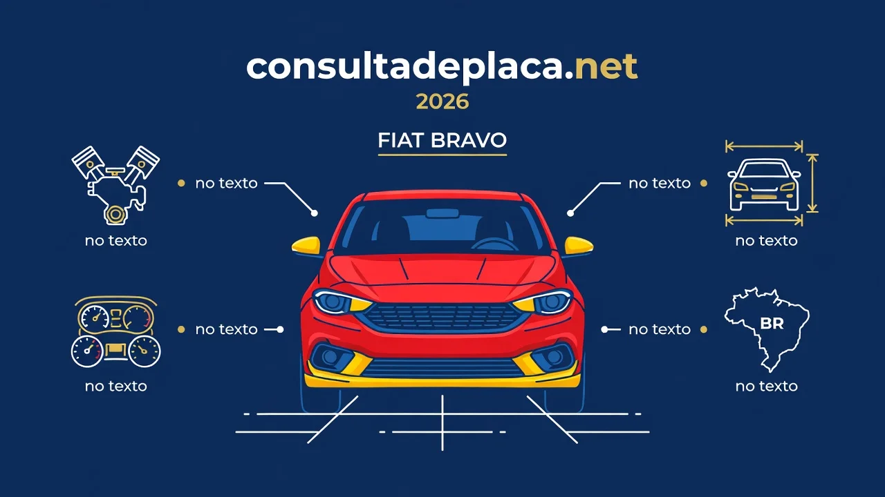 Ficha Técnica Fiat Bravo 2026: 1.8 E.torQ, T-Jet e Consumo