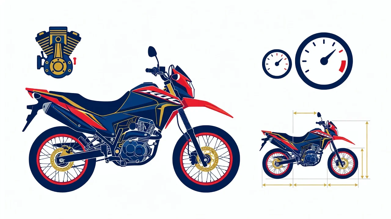 Ficha Técnica Honda Bros 150 ESD 2026: Motor, Consumo e Peso