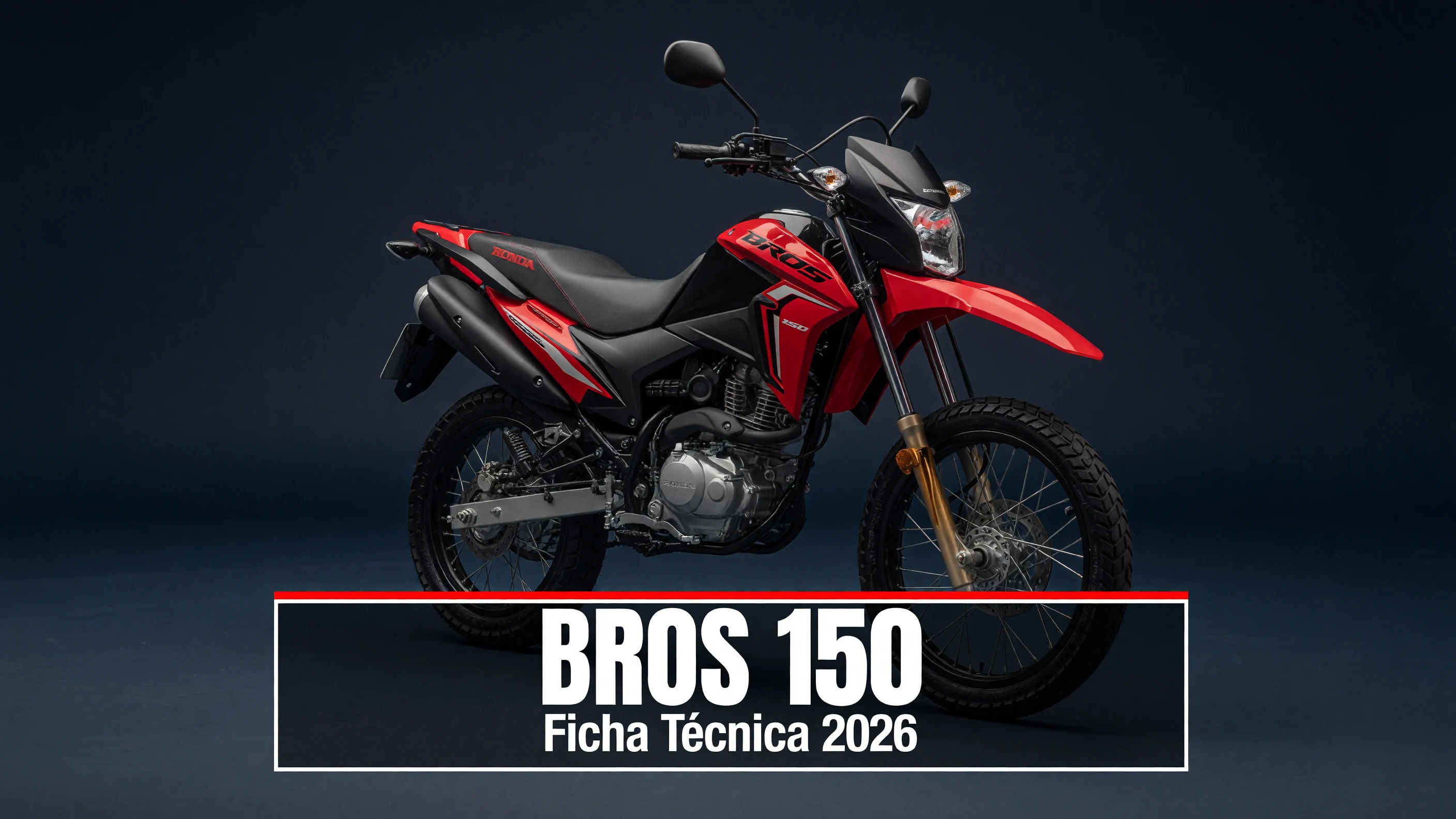 Ficha Técnica Bros 150 2026: Motor, Consumo, Freios e Peso