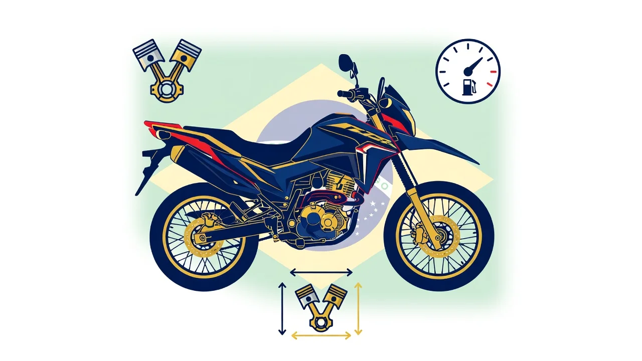 Ficha Técnica Honda NXR 160 Bros 2026: Motor e Consumo