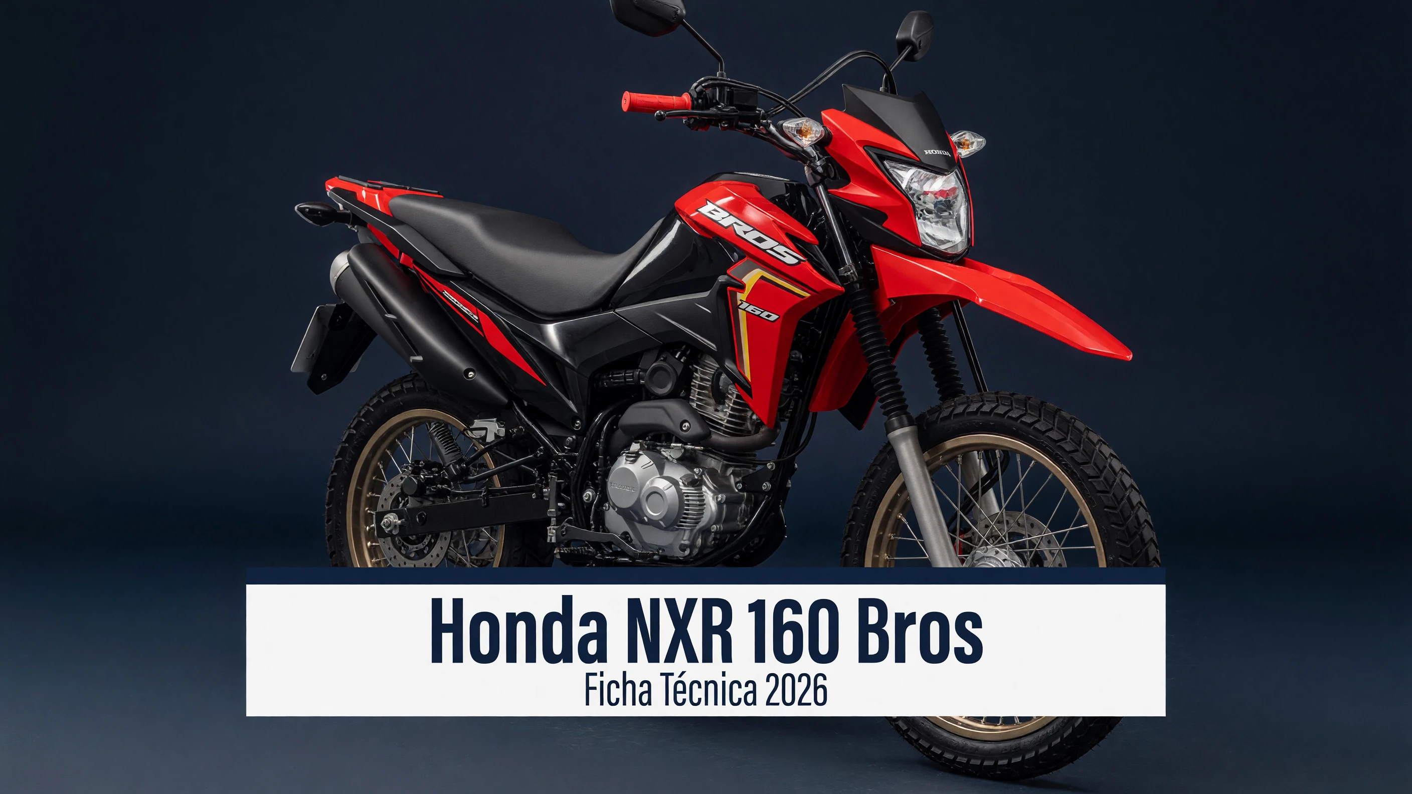 Ficha Técnica Honda NXR 160 Bros 2026: Motor e Consumo