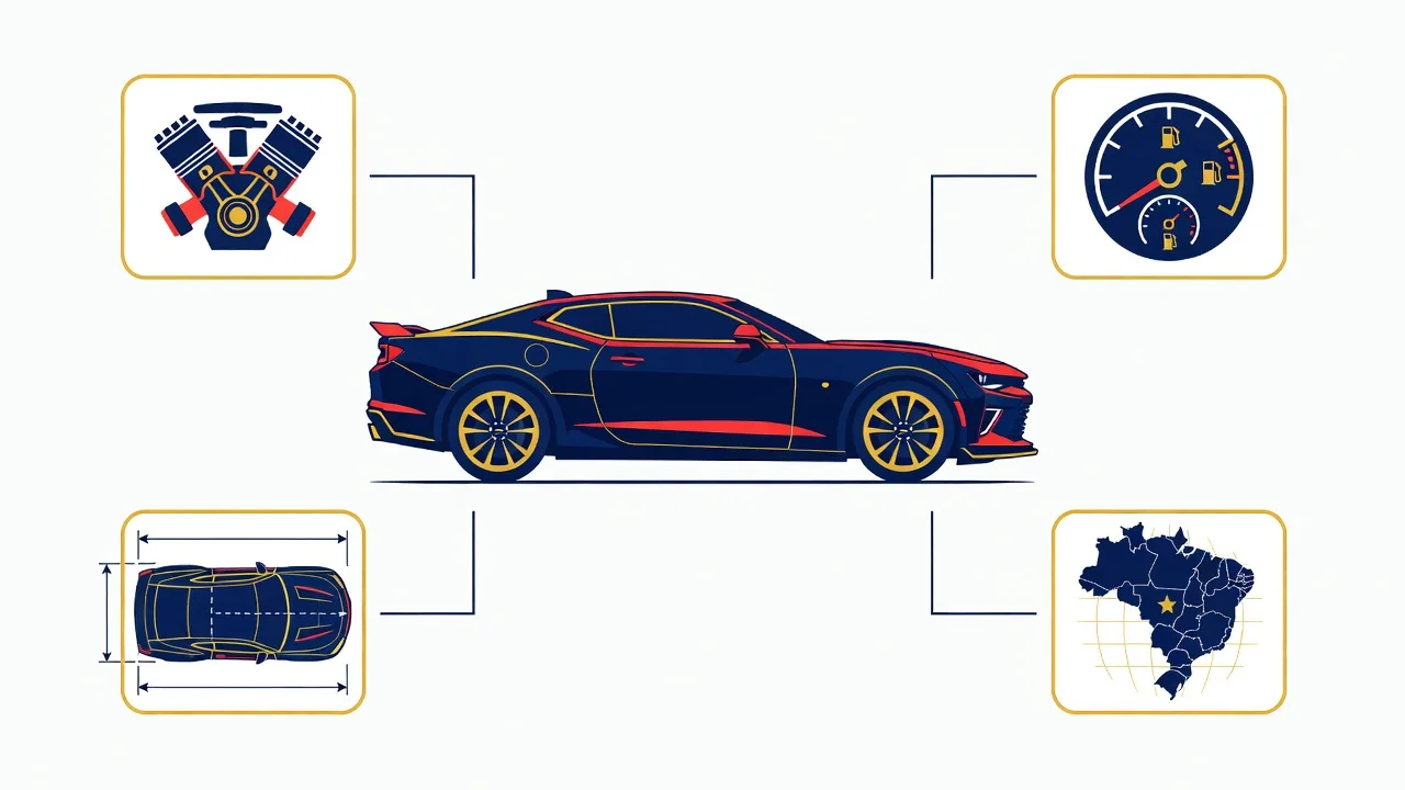 Ficha Técnica Chevrolet Camaro SS 2026: V8 6.2, Potência e Consumo