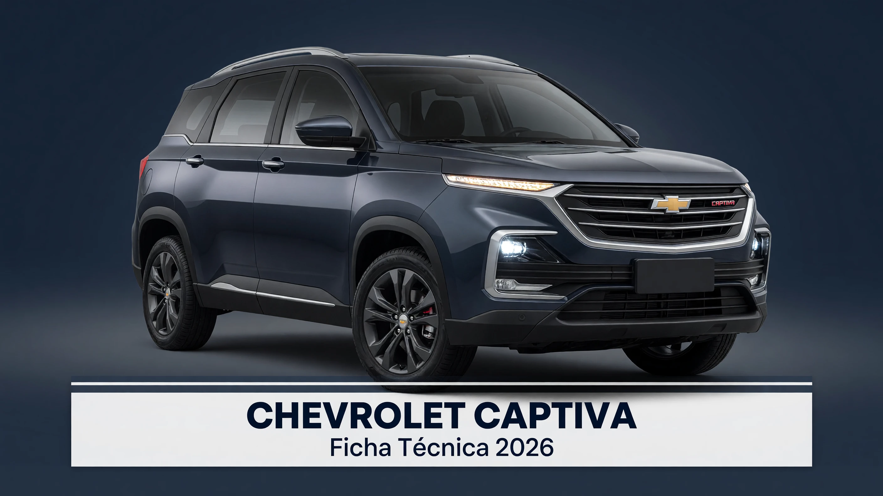 Ficha Técnica Chevrolet Captiva 2026: Motores, Consumo e Medidas