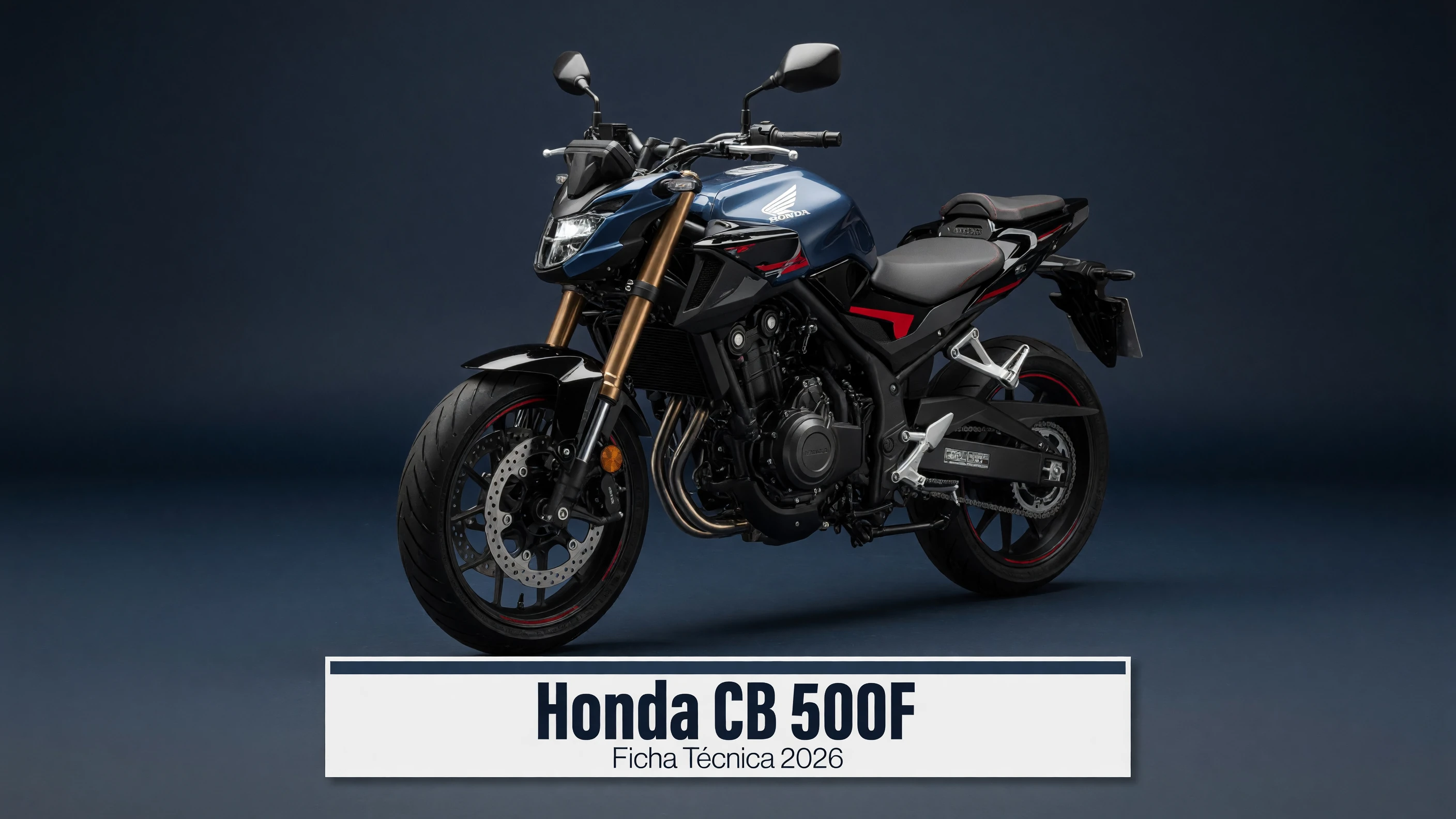 Ficha Técnica Honda CB 500F 2026: Motor, Consumo e Medidas