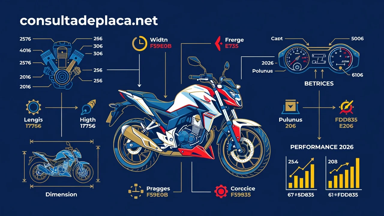 Ficha Técnica CB Twister 2026: Motor 250, Consumo e Medidas