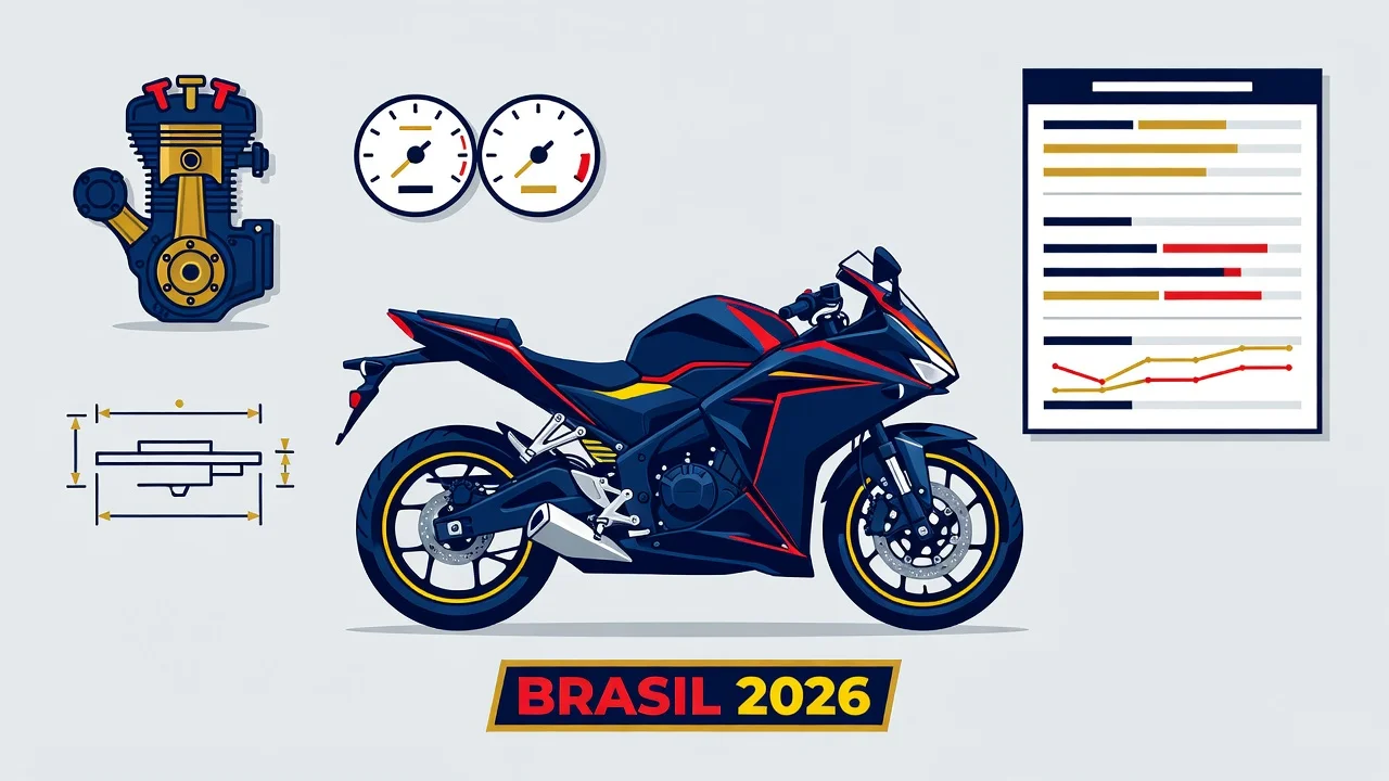 Ficha Técnica Honda CBR 250R 2026: Motor, Consumo e Specs