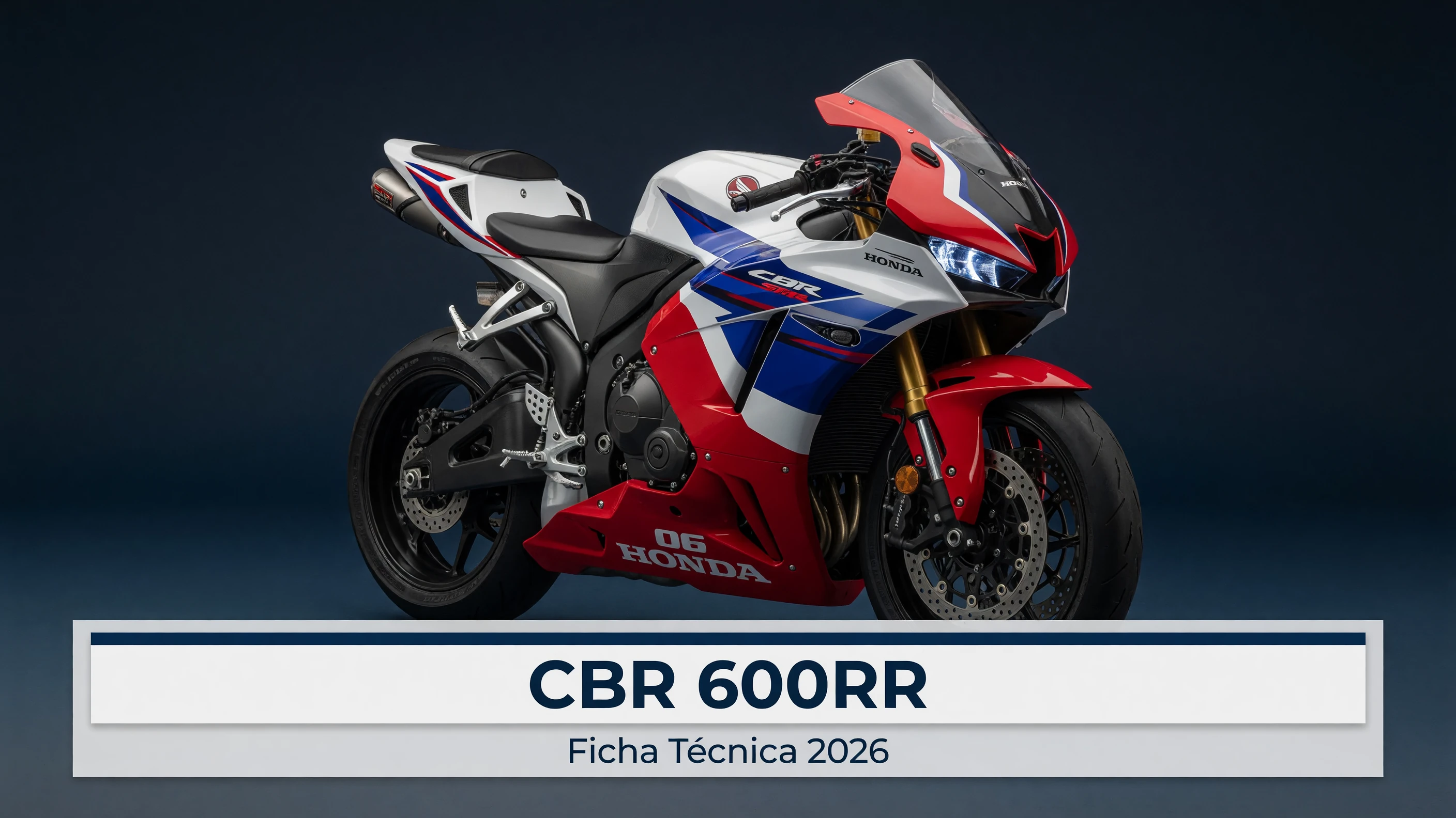Ficha Técnica CBR 600RR 2026: Motor 599 cc, Potência e Freios