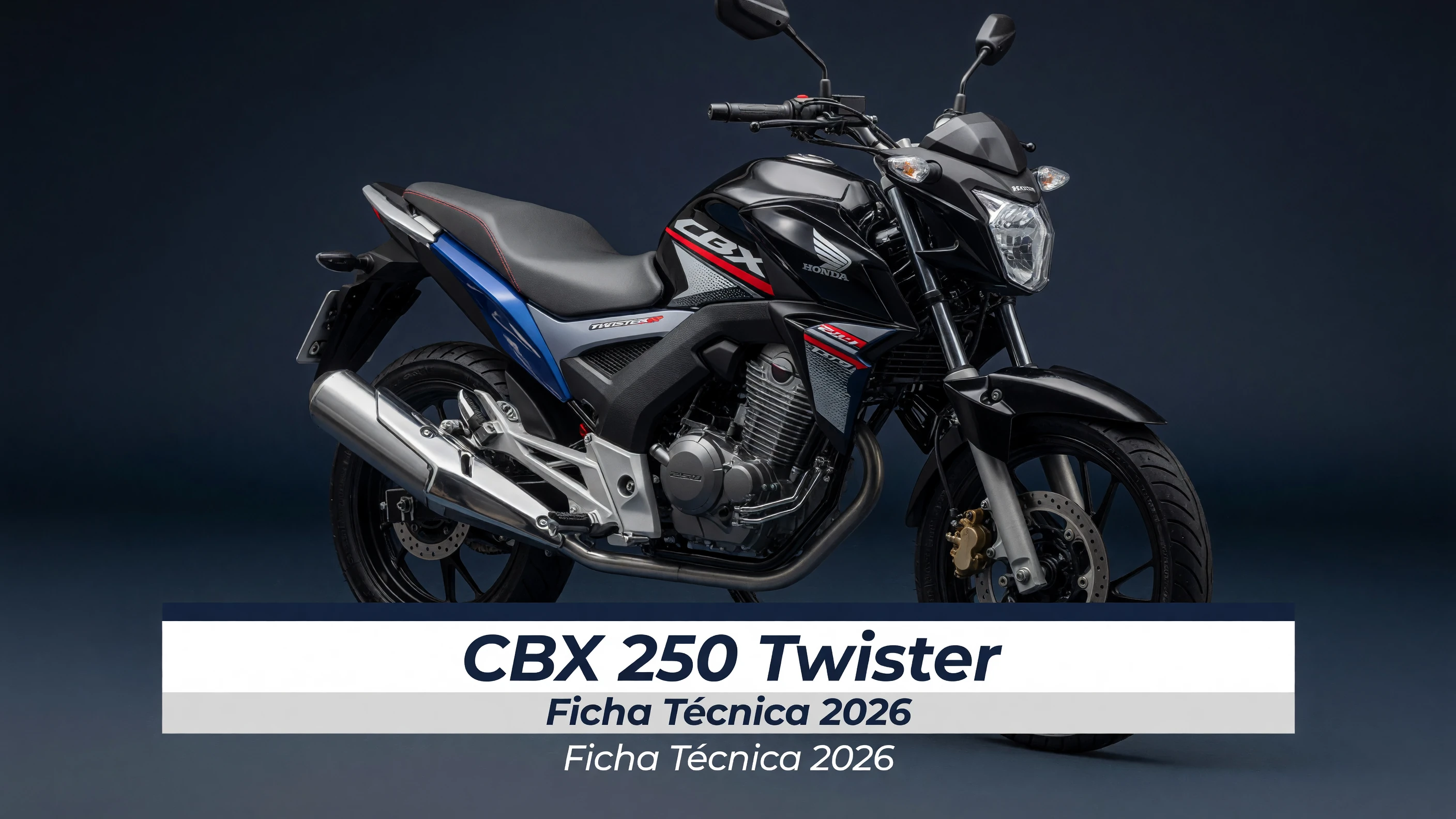 Ficha Técnica CBX 250 Twister 2026: Motor, Consumo e Freios
