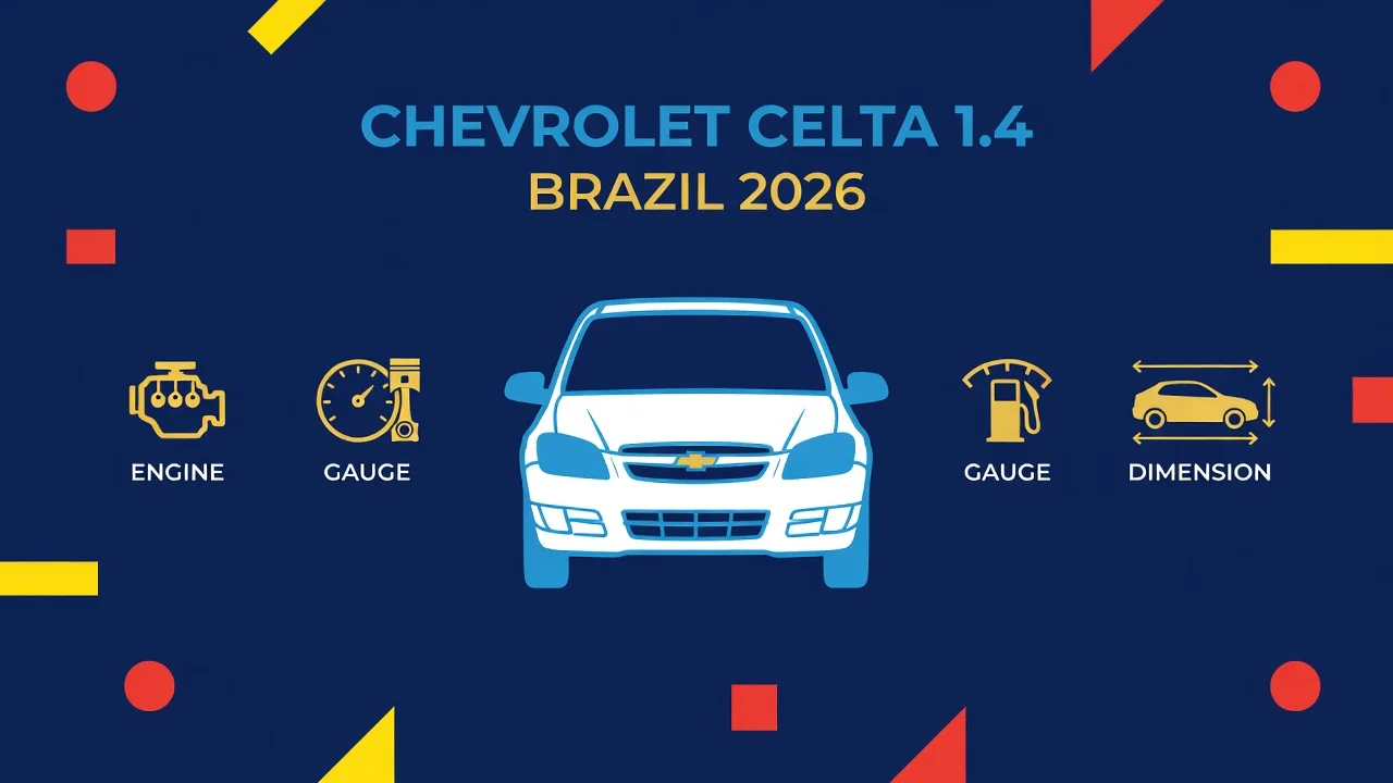 Ficha Técnica Celta 1.4 2026: Motor 85 cv, Consumo e Medidas
