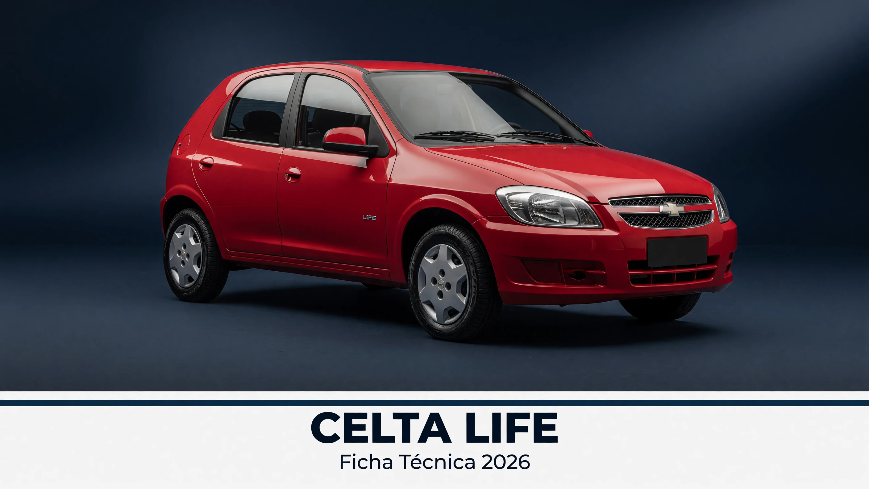 Ficha Técnica Celta Life 2026: Motor, Consumo e Dimensões