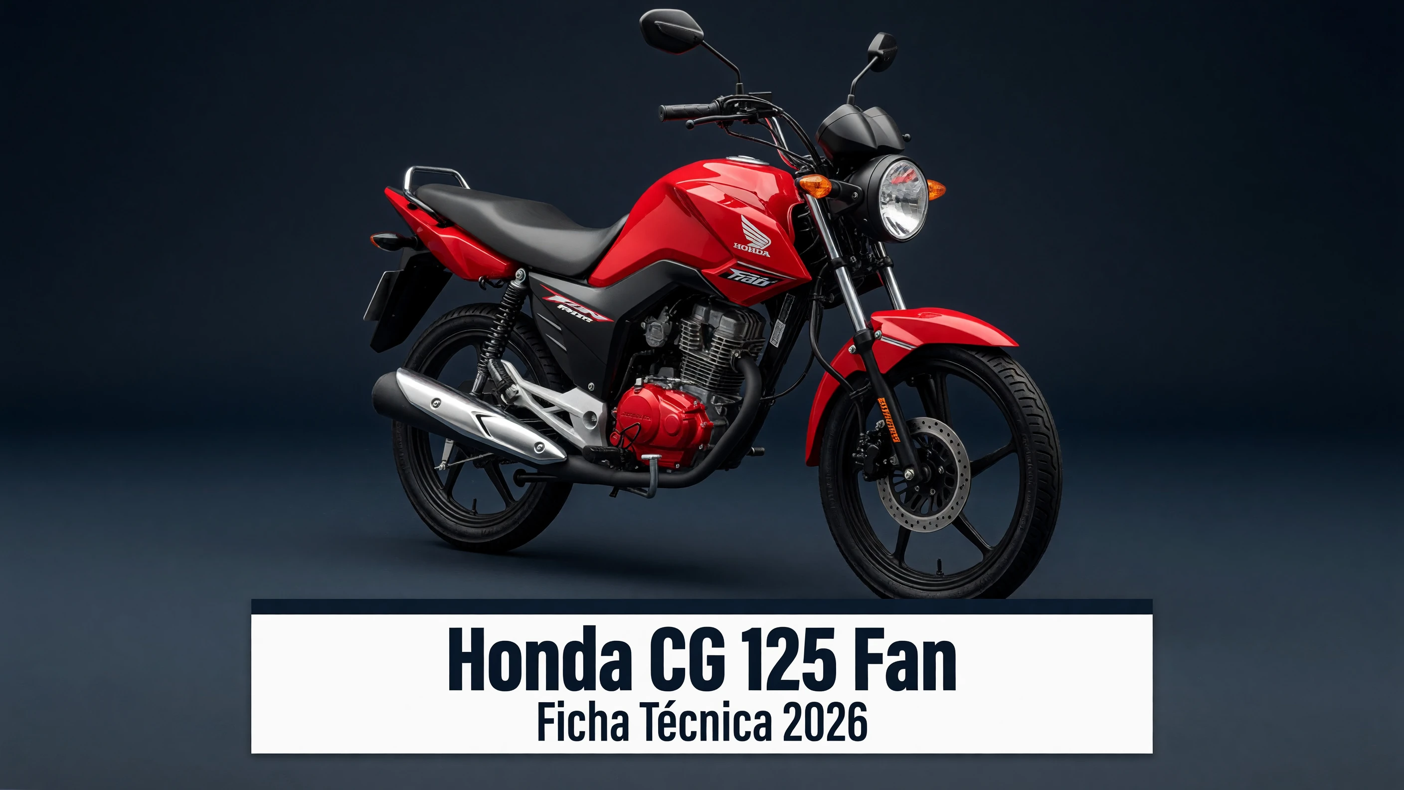 Ficha Técnica Honda CG 125 Fan 2026: Motor, Consumo e Medidas