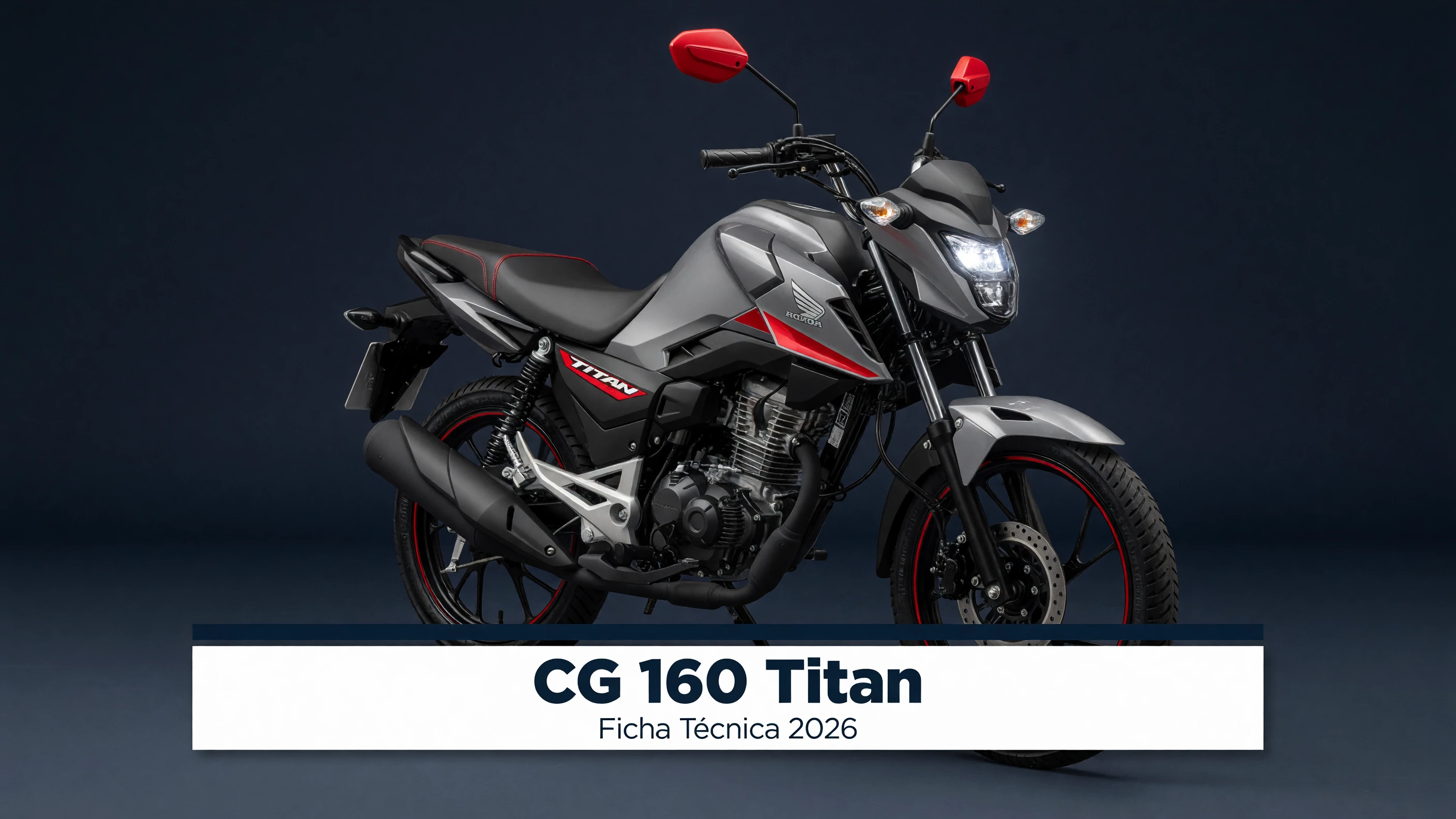 Ficha Técnica CG 160 Titan 2026: Motor Flex, Freios e Consumo