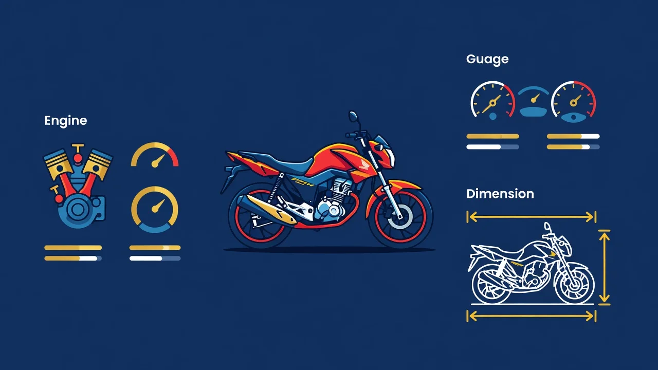 Ficha Técnica Honda CG 2026: Specs da 125, 150 e CG 160