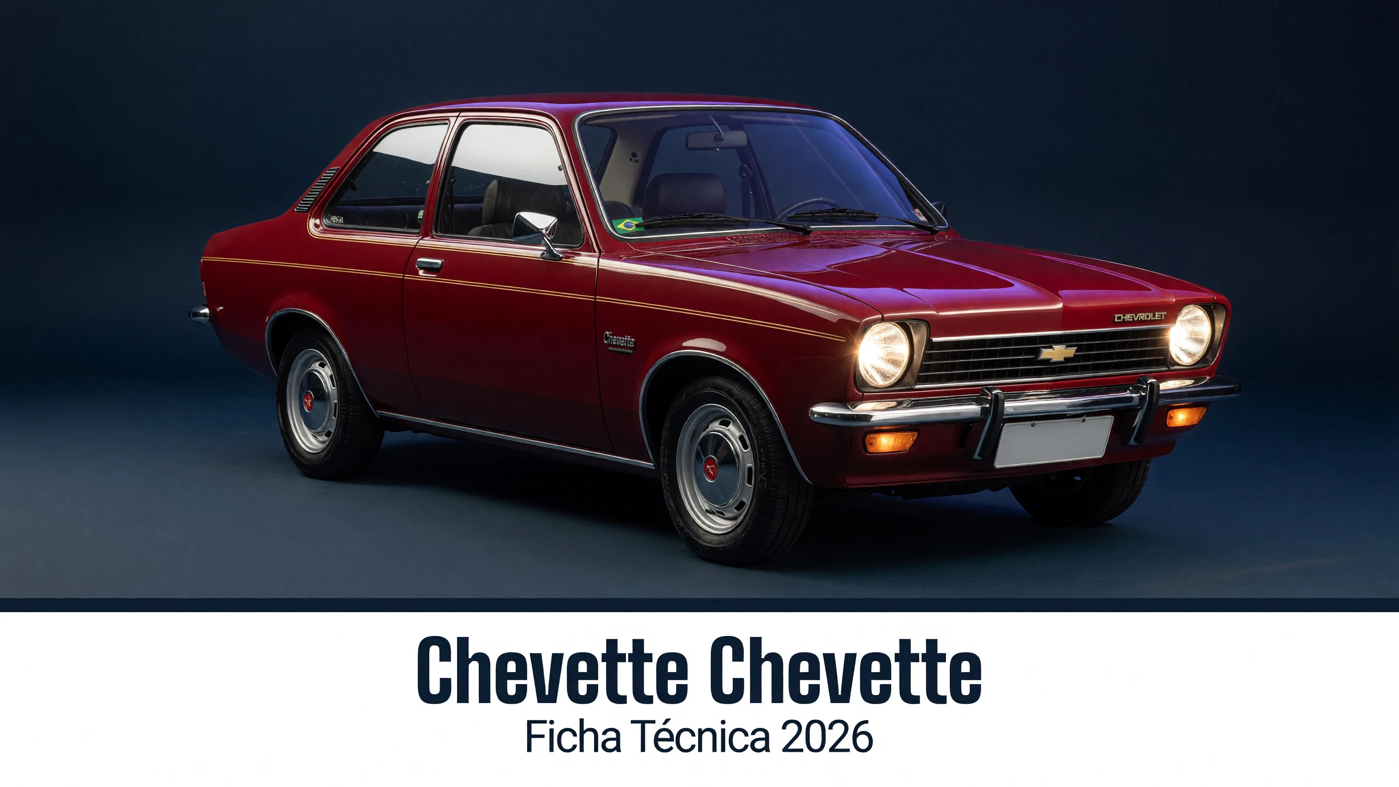 Ficha Técnica Chevette 2026: Motores 1.4 e 1.6, Consumo e Medidas