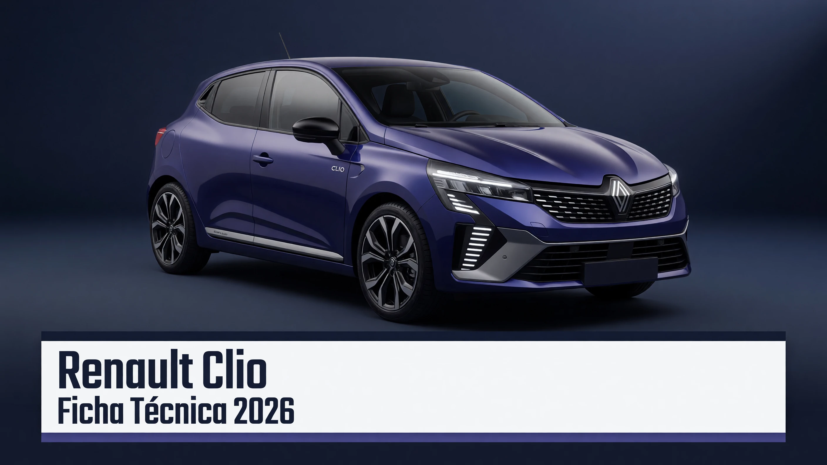 Ficha Técnica Renault Clio 2026: Motor, Consumo e Specs