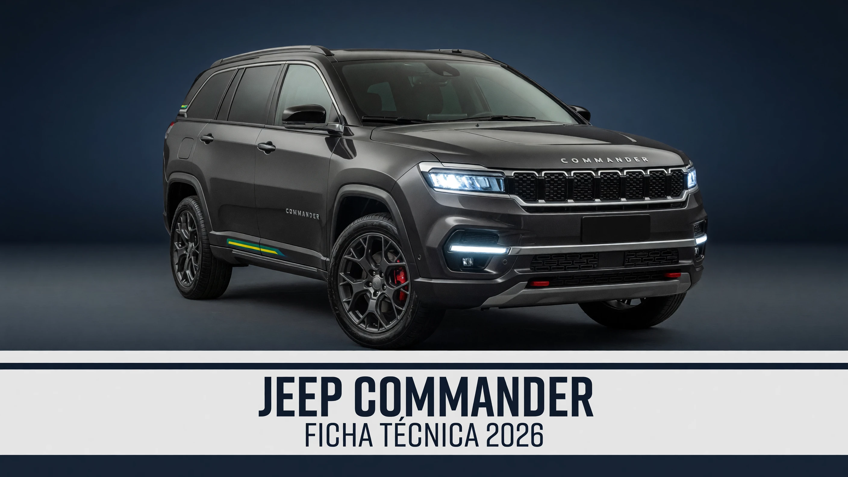 Ficha Técnica Jeep Commander 2026: Motor, Consumo e Dimensões