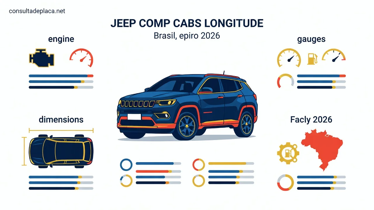 Ficha Técnica Jeep Compass Longitude 2026: Motores e Dados