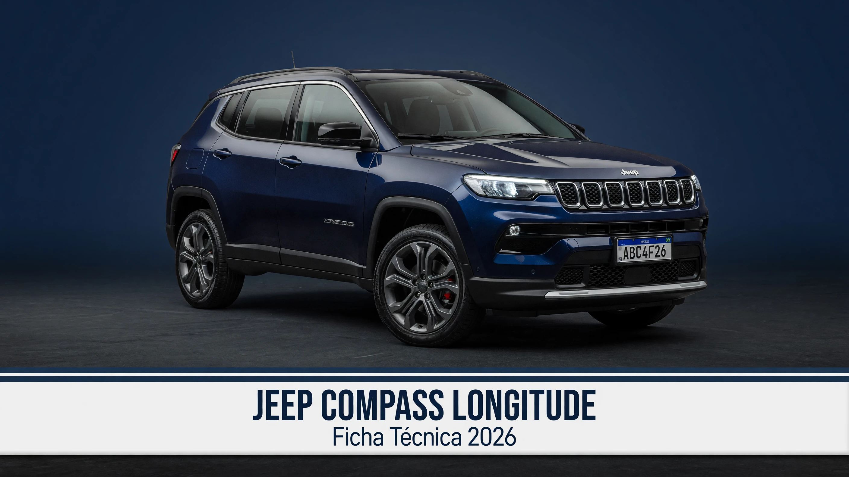 Ficha Técnica Jeep Compass Longitude 2026: Motores e Dados