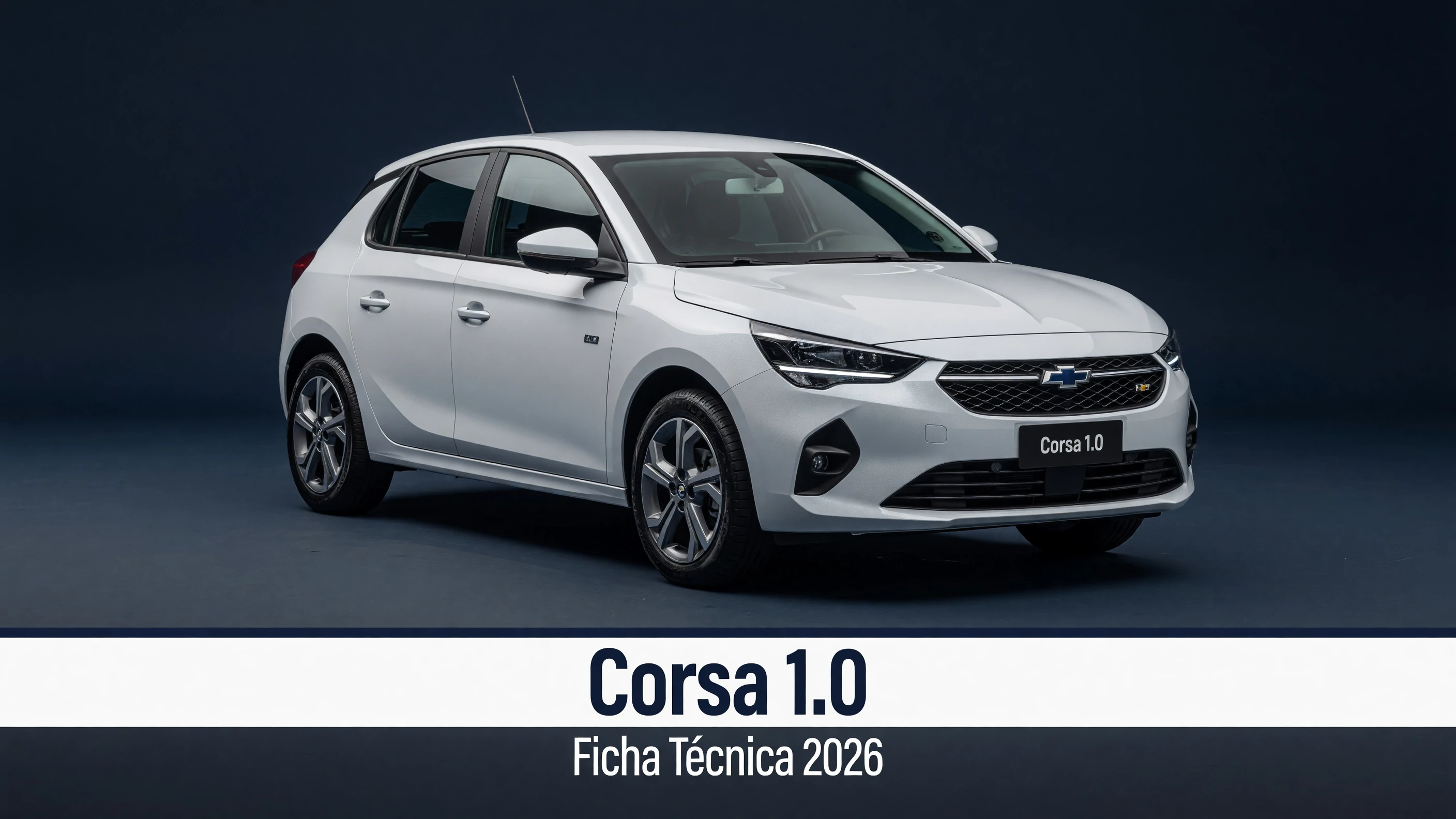 Ficha Técnica Corsa 1.0 2026: Motor VHC, Consumo e Medidas