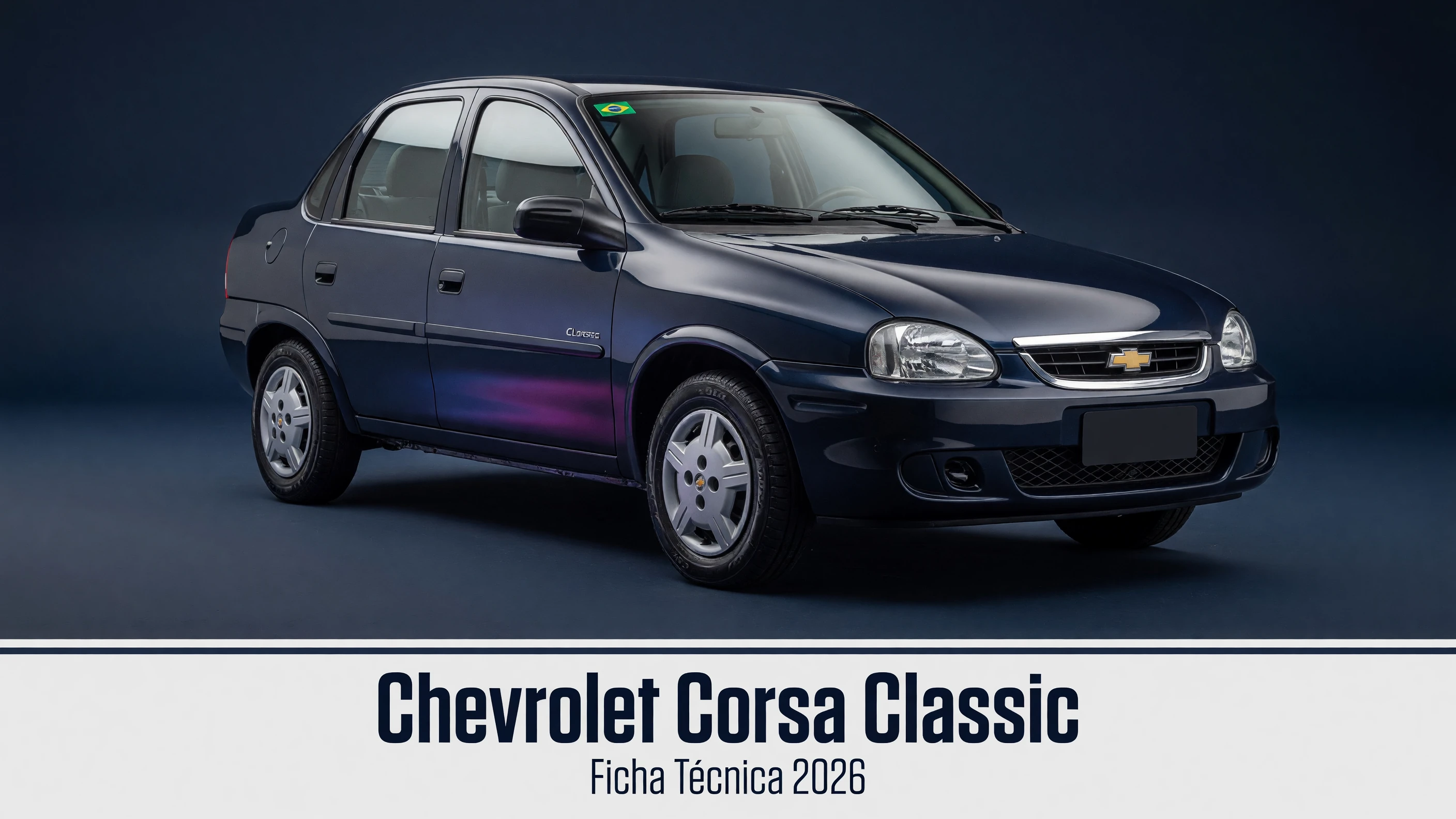 Ficha Técnica Chevrolet Corsa Classic 2026: Specs