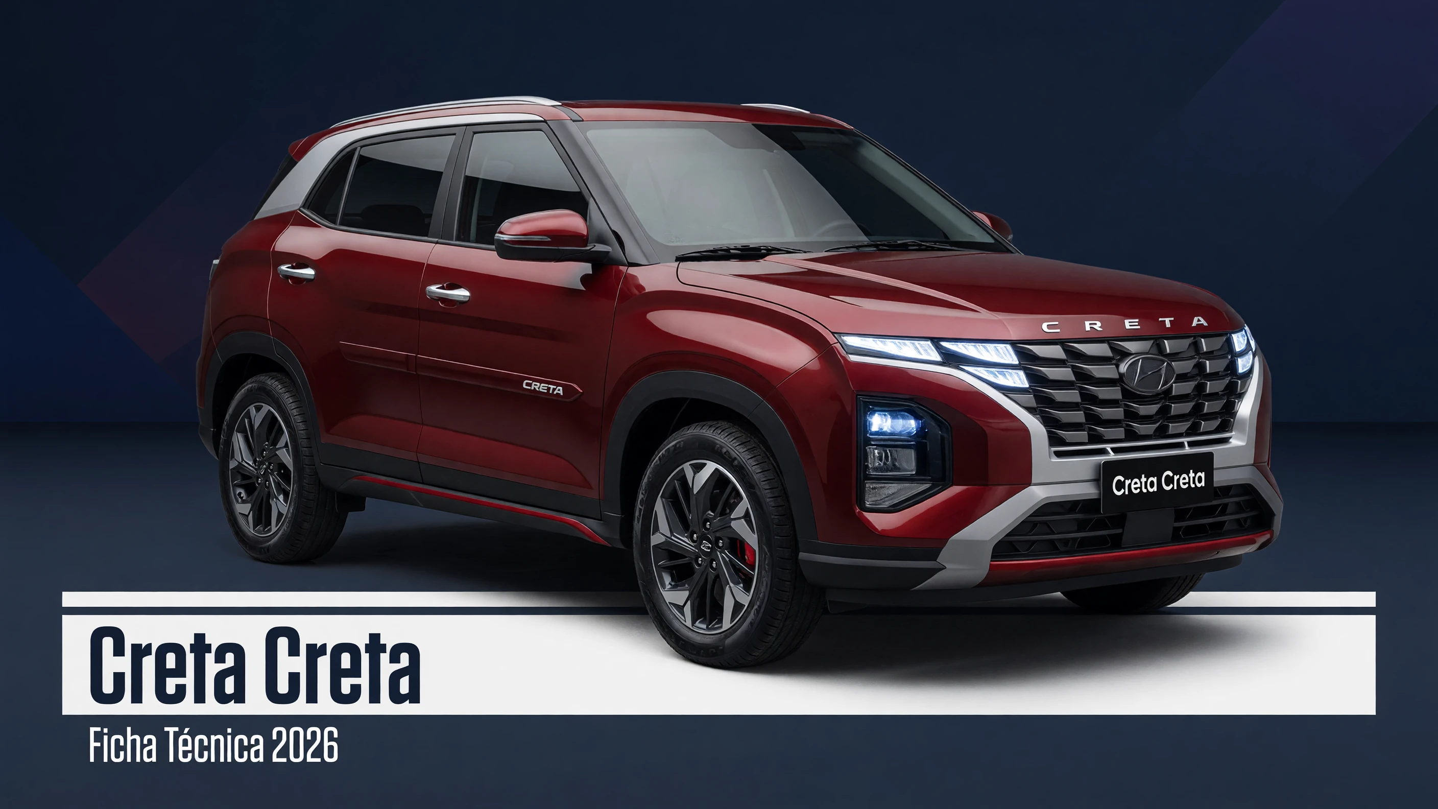 Ficha Técnica Creta 2026: Motor, Consumo e Dimensões