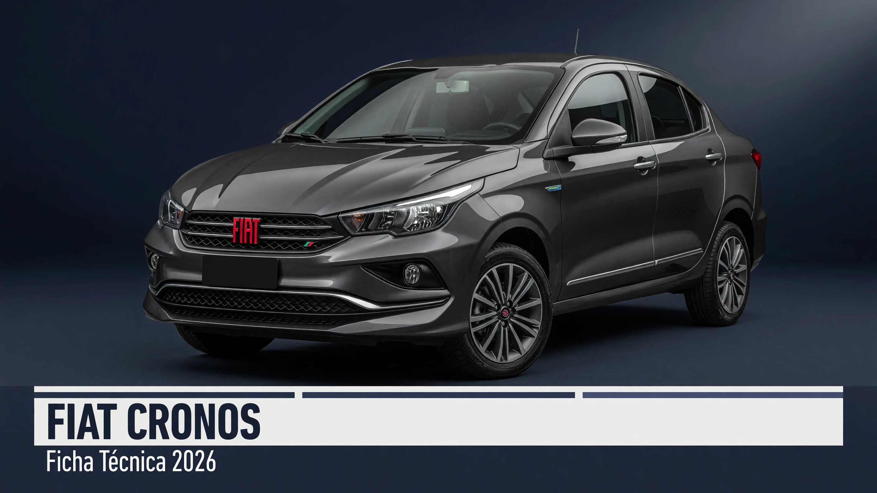 Ficha Técnica Fiat Cronos 2026: Motor, Consumo e Dimensões