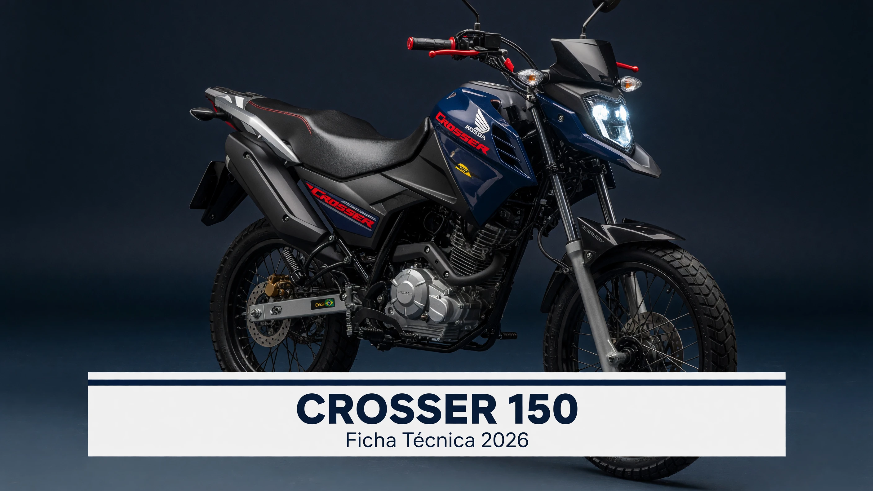 Ficha Técnica Crosser 150 2026: Motor, Consumo e Suspensão